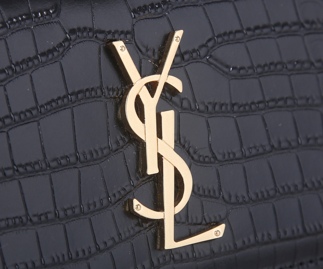 Wholesale Luxury Ysl Sunset Medium In Crocodile Embossed Shiny Leather 1737 - Image 6