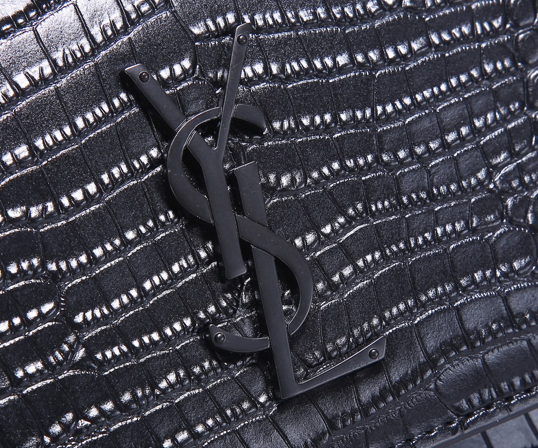 Wholesale Luxury Ysl Sunset Medium In Crocodile Embossed Shiny Leather 1737 - Image 17
