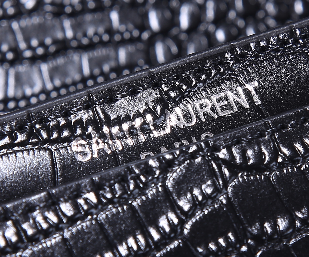 Wholesale Luxury Ysl Sunset Medium In Crocodile Embossed Shiny Leather 1737 - Image 19
