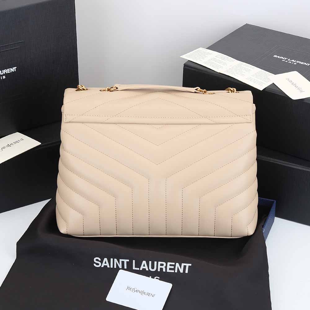 Wholesale Luxury Ysl Loulou Medium Bag In Matelasse “Y” Leather 1805 Beige - Image 2