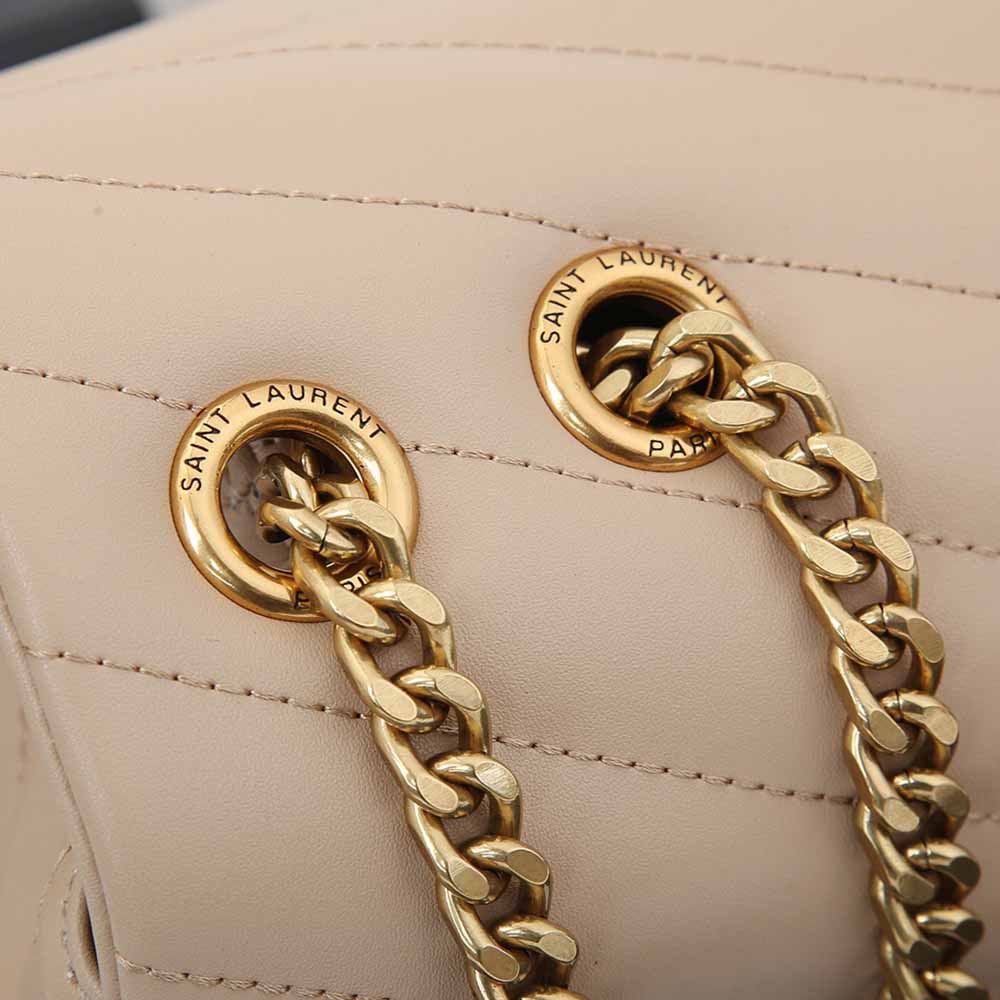 Wholesale Luxury Ysl Loulou Medium Bag In Matelasse “Y” Leather 1805 Beige - Image 7