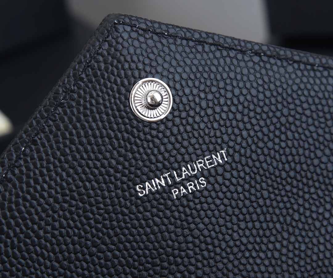 Wholesale Luxury Ysl Envelope Chain Wallet In Grain De Poudre Embossed Leather 1888 - Image 14