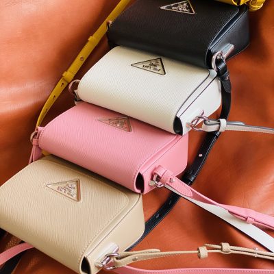Wholesale Luxury Prada Saffiano Leather Identity Shoulder Bag