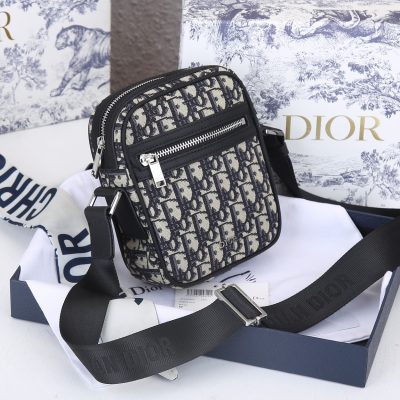 Wholesale Luxury Dior Messenger Pouch Black/Beige