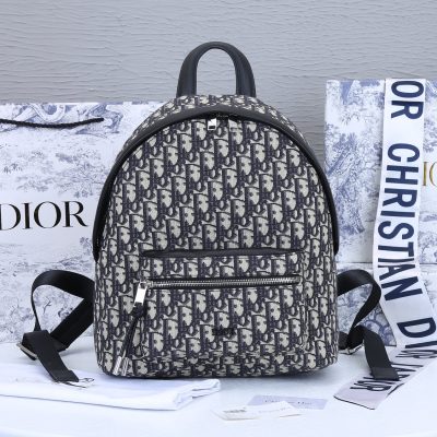 Wholesale Luxury Dior 38Cm Rider Backpack Beige/Blue