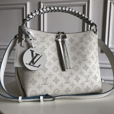 Wholesale Luxury Louis Vuitton Aaa-Beaubourg Hobo Mm-M56201 White
