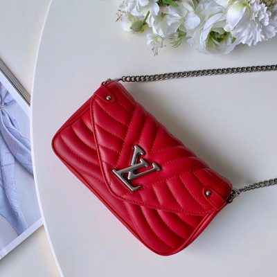 Alternative view of Wholesale Luxury Louis Vuitton New Wave Chain Pochette-M63956 Red