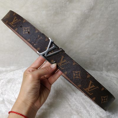 Wholesale Luxury Louis Vuitton Belt L77-70 38Mm Silver