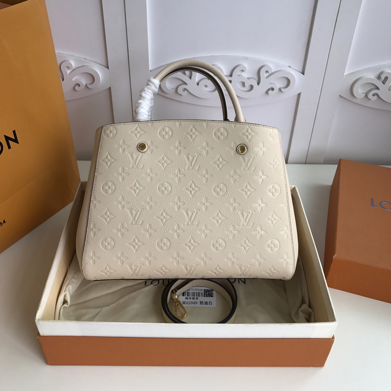 Wholesale Luxury Louis Vuitton Aaa-Montaigne Mm-M44061 White