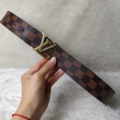 Wholesale Luxury Louis Vuitton Belt L75-70 38Mm Gold