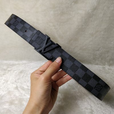 Wholesale Luxury Louis Vuitton Belt L76-70 38Mm Black