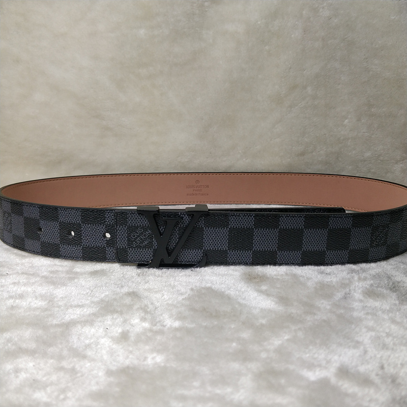 Wholesale Luxury Louis Vuitton Belt L76-70 38Mm Black - Image 3