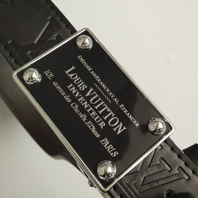 Wholesale Luxury Louis Vuitton Belt L126-75 38Mm Black