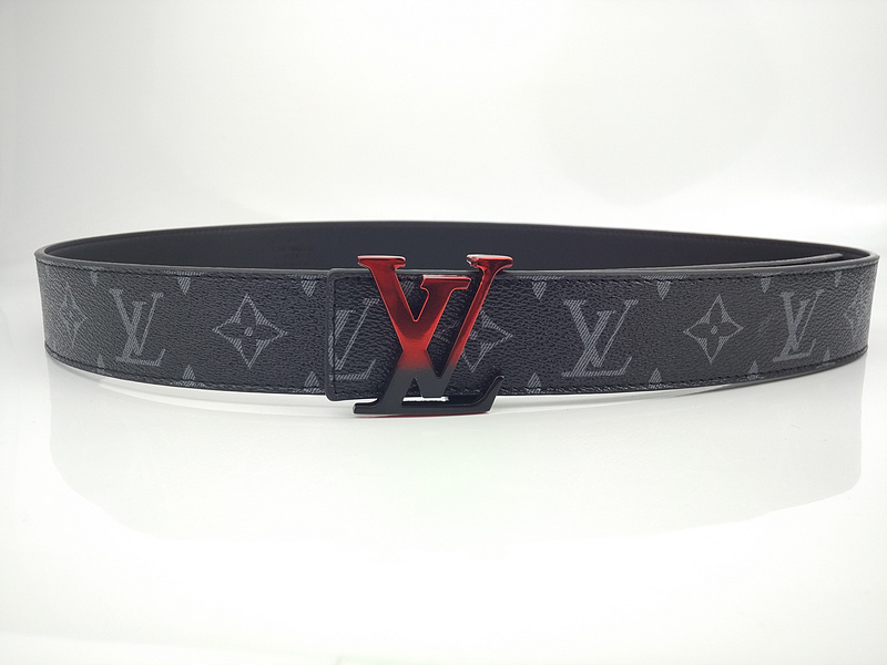 Wholesale Luxury Louis Vuitton Belt L203-80 38Mm Red - Image 4