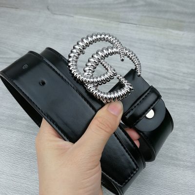 Wholesale Luxury Gucci Belt G139-75 38Mm Silver