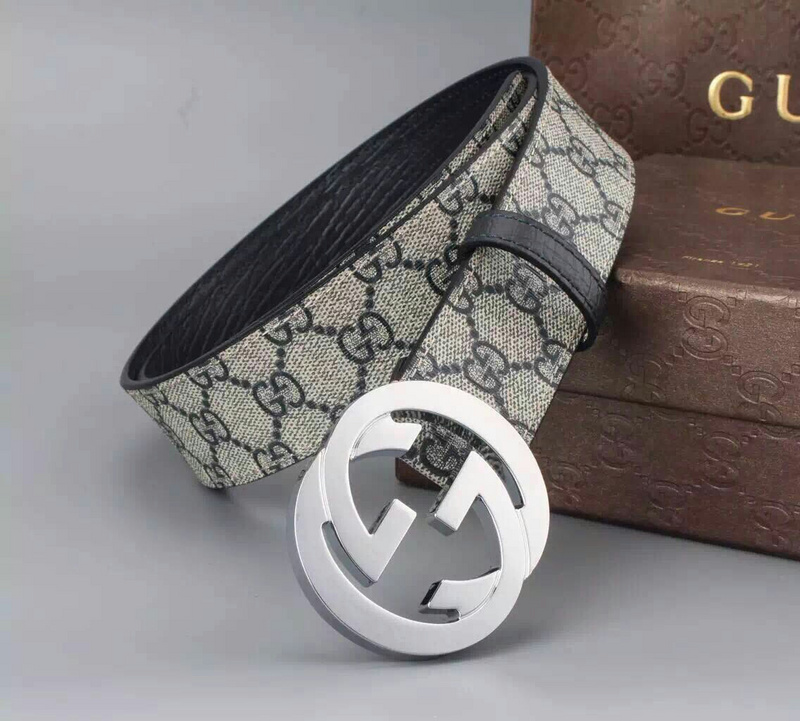 Wholesale Luxury Gucci Belt 400360- Silver Buckle 38Mm - Image 5
