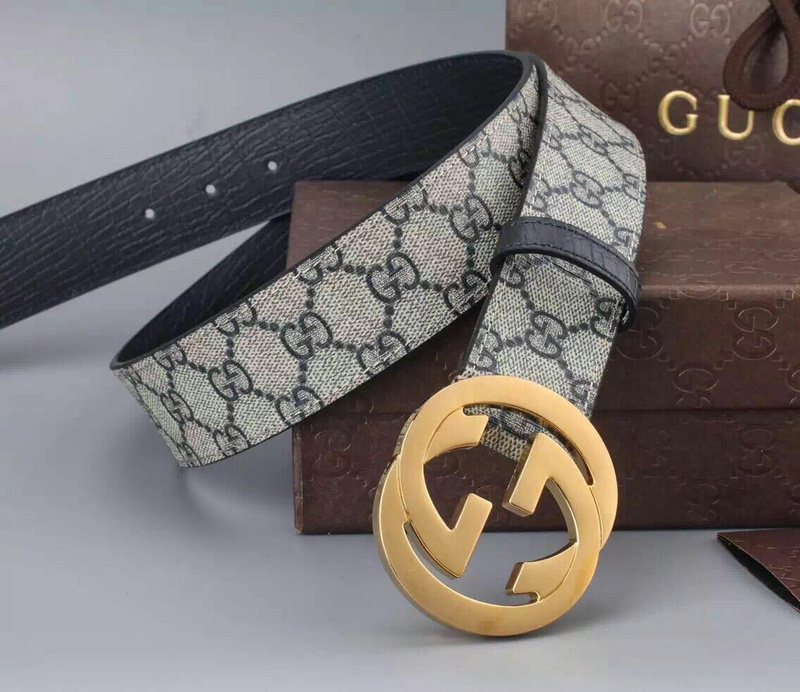 Wholesale Luxury Gucci Belt 400360- Gold Buckle 38Mm - Image 4