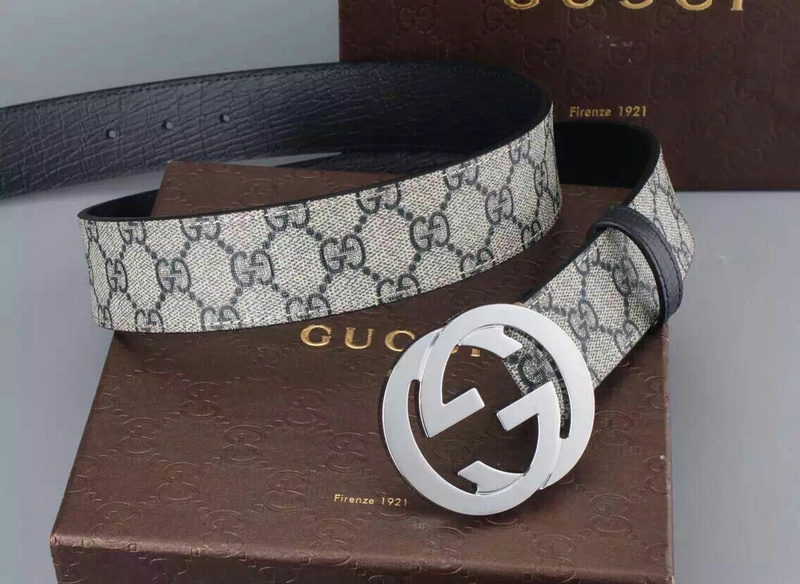 Wholesale Luxury Gucci Belt 400360- Silver Buckle 38Mm - Image 3