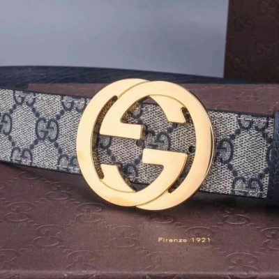 Alternative view of Wholesale Luxury Gucci Belt 400360- Gold Buckle 38Mm