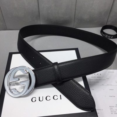 Wholesale Luxury Gucci Belt B2-Silver Buckle 40Mm