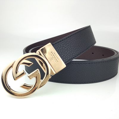 Alternative view of Wholesale Luxury Gucci Belt G334-75 Gold 34Mm