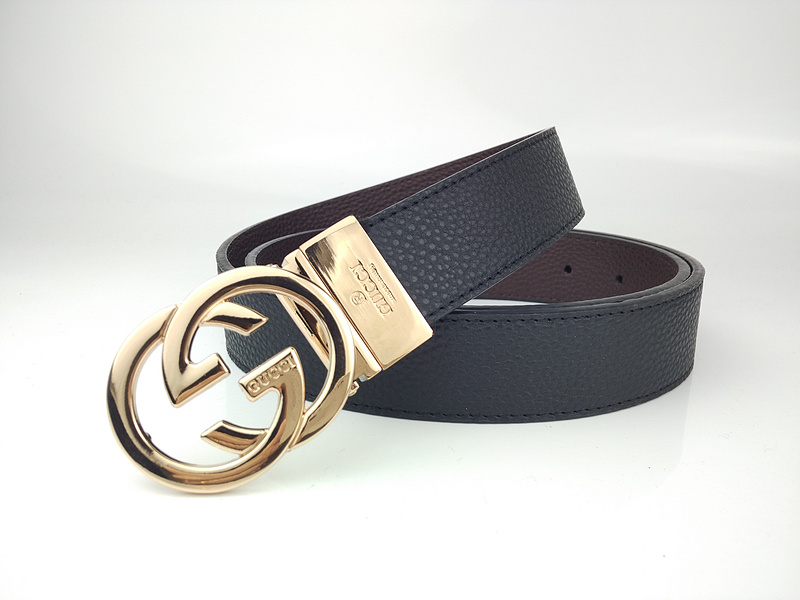 Wholesale Luxury Gucci Belt G334-75 Gold 34Mm - Image 2