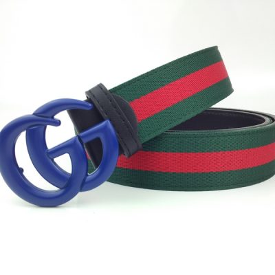 Alternative view of Wholesale Luxury Gucci Belt G320-75 Blue 38Mm