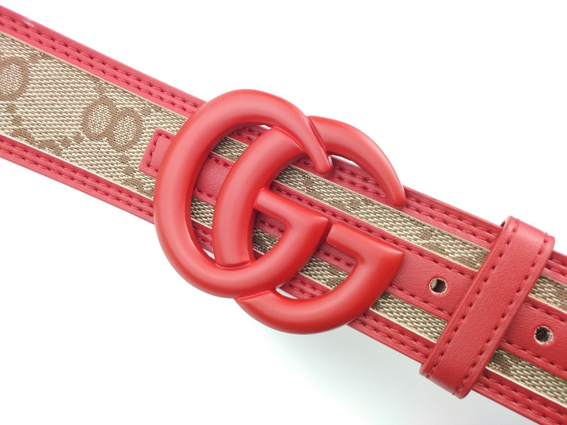 Wholesale Luxury Gucci Belt G319-75 Red 38Mm - Image 4