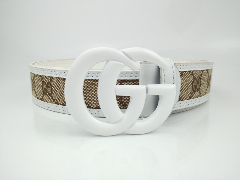 Wholesale Luxury Gucci Belt G318-75 White 38Mm