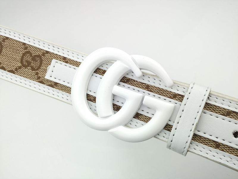 Wholesale Luxury Gucci Belt G318-75 White 38Mm - Image 4