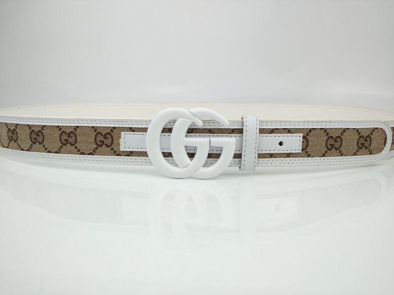 Wholesale Luxury Gucci Belt G318-75 White 38Mm - Image 3