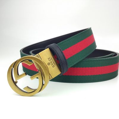 Alternative view of Wholesale Luxury Gucci Belt G310-75 Gold 38Mm