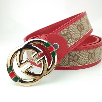Alternative view of Wholesale Luxury Gucci Belt G299-75 Red 38Mm