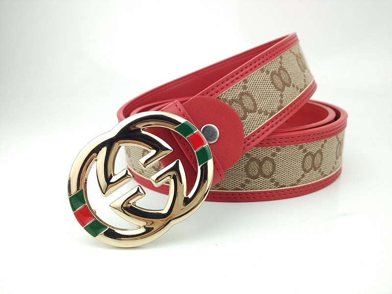 Wholesale Luxury Gucci Belt G299-75 Red 38Mm - Image 2