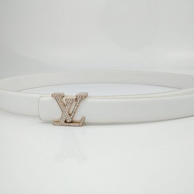 Wholesale Luxury Louis Vuitton Belt L190-75 25Mm White