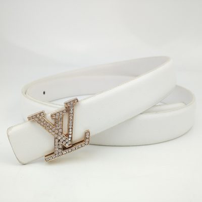 Alternative view of Wholesale Luxury Louis Vuitton Belt L190-75 25Mm White