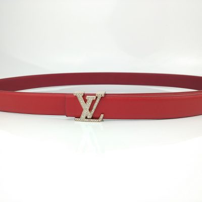 Wholesale Luxury Louis Vuitton Belt L191-75 25Mm Red