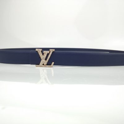 Wholesale Luxury Louis Vuitton Belt L187-75 25Mm Blue