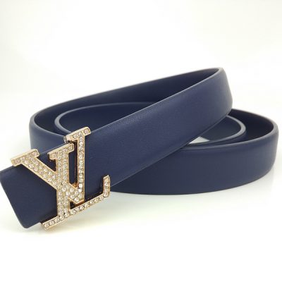 Alternative view of Wholesale Luxury Louis Vuitton Belt L187-75 25Mm Blue