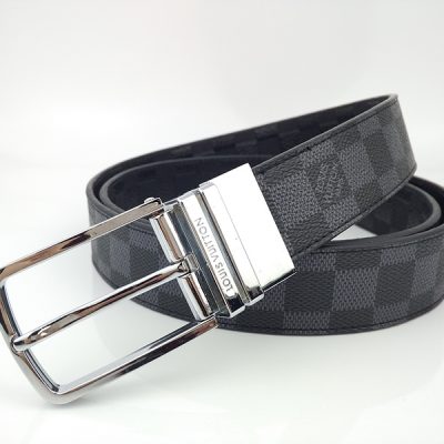 Alternative view of Wholesale Luxury Louis Vuitton Belt L164-80 35Mm Silver