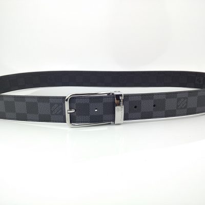 Wholesale Luxury Louis Vuitton Belt L163-80 35Mm Silver