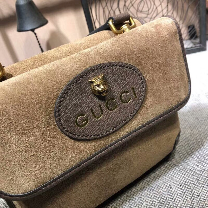 Wholesale Luxury Gucci Neo Vintage Small Messenger Bag 501050 Coffee - Image 6