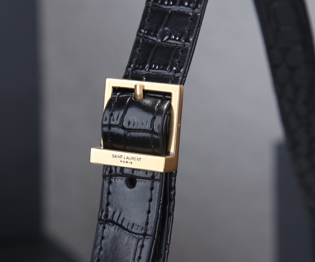 Wholesale Luxury Ysl Le 5 A 7 Hobo Bag In Crocodile-Embossed Leather 2024 - Image 7
