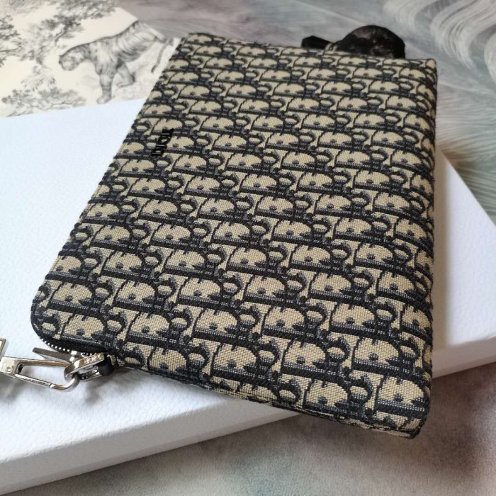 Wholesale Luxury Dior Oblique Jacquard Pouch - Image 4