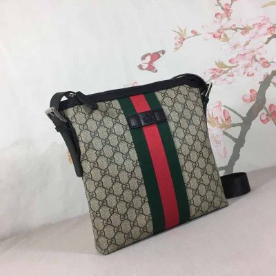Alternative view of Wholesale Luxury Gucci Shoulder Crossbody Bag Black/Grey 387111