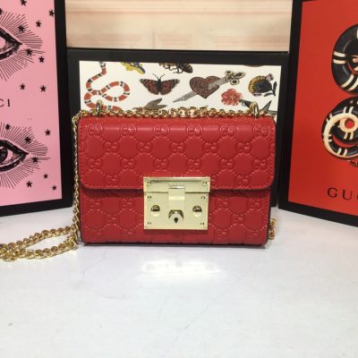 Wholesale Luxury Gucci Padlock Small Signature Shoulder Bag 409487