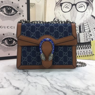 Wholesale Luxury Gucci Blue Dionysus Mini Bag