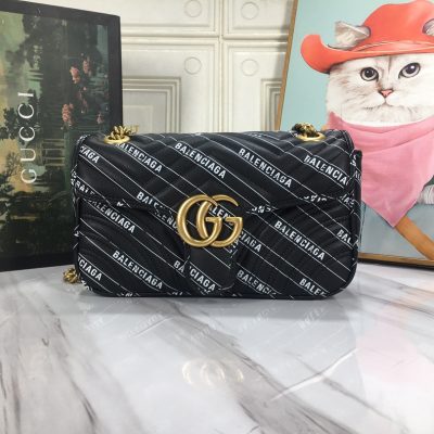 Wholesale Luxury Gucci The Hacker Project Small Double G Marmont Bag