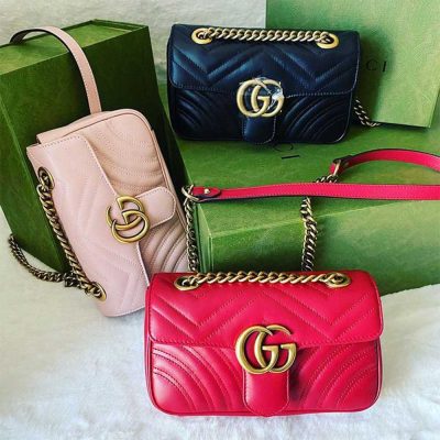 Wholesale Luxury Gucci Marmont Small Matelasse Shoulder Bag Nano/22Cm/26Cm