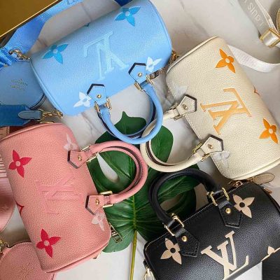 Wholesale Luxury Louis Vuitton Papillon Bb M45707 Pink/Yellow/Black/Blue